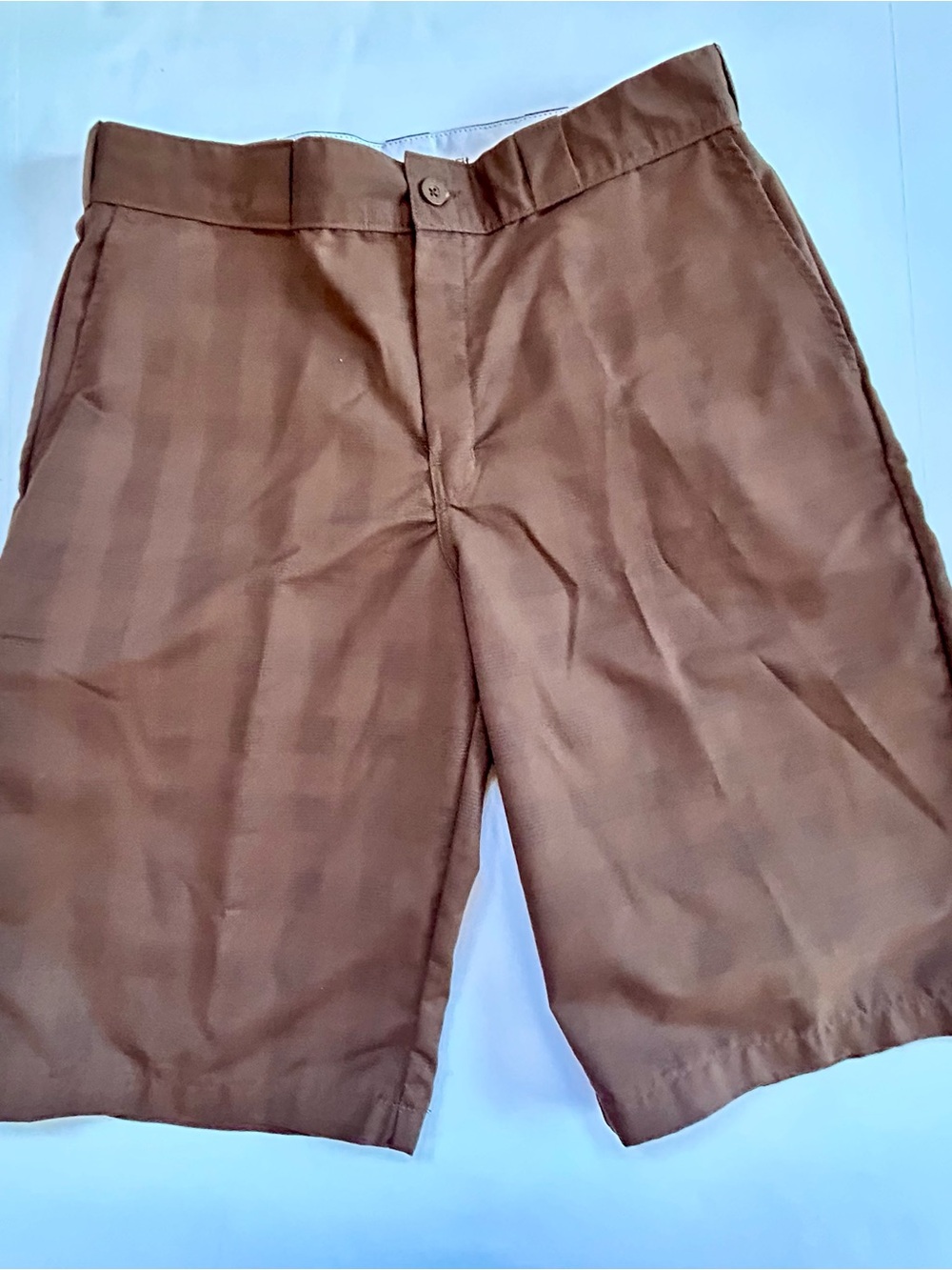 Dickies Brown Flat-Front Men's Shorts